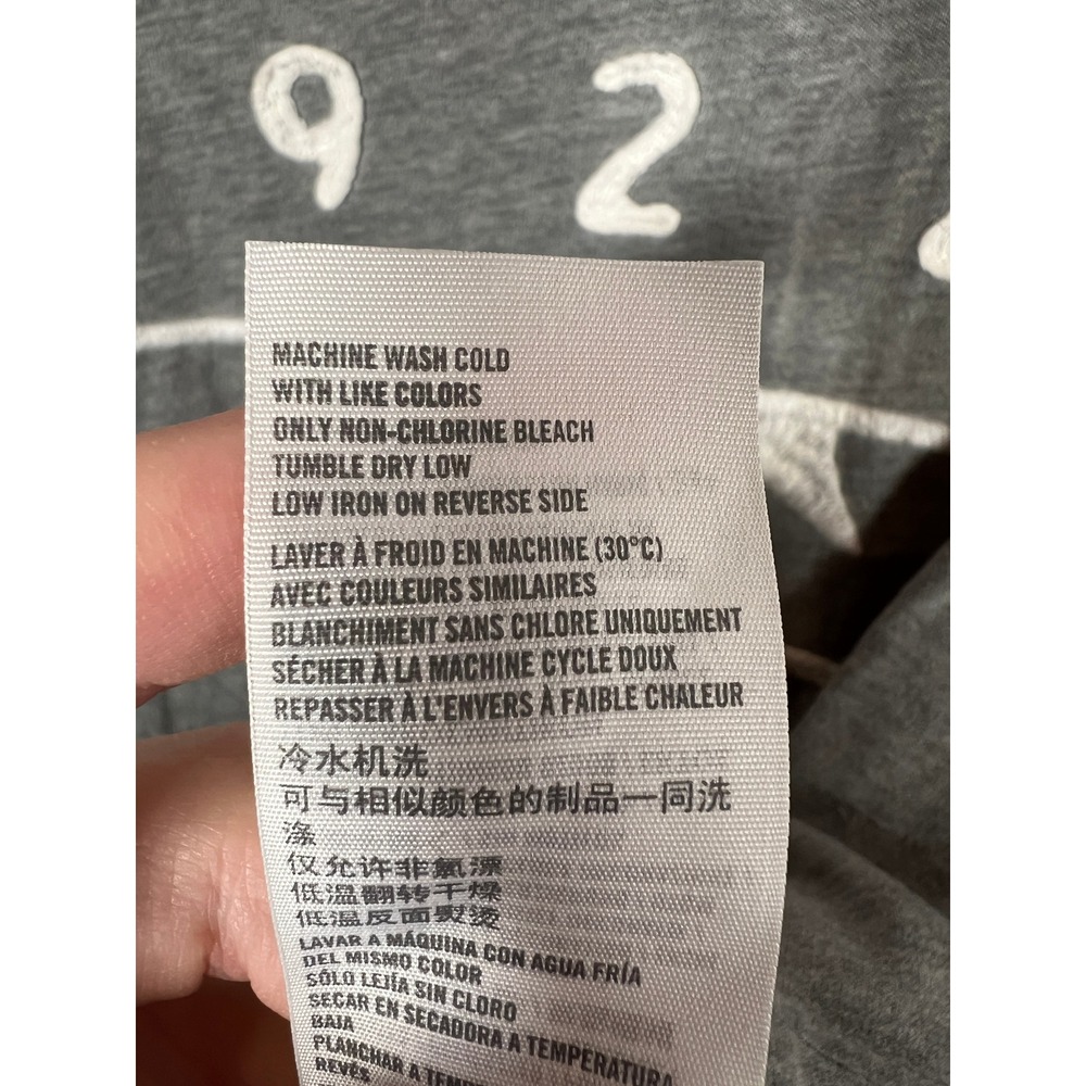 Hollister Gray Regular Fit Graphic T-Shirt Surf‎ Coastal Cotton Blend Medium - Picture 4 of 7